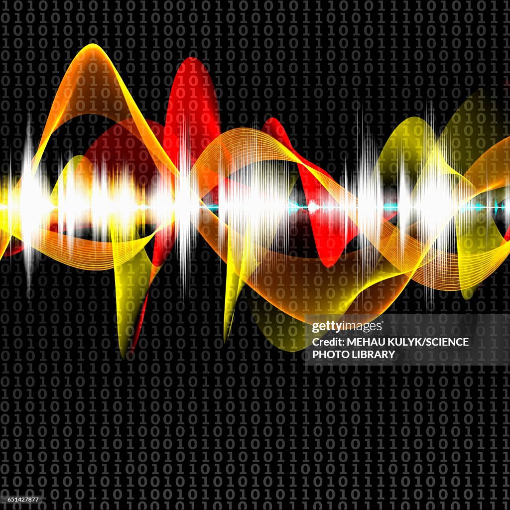 Sound Design Abstract Abstract Sound Waves High-Res Vector Graphic - Getty Images