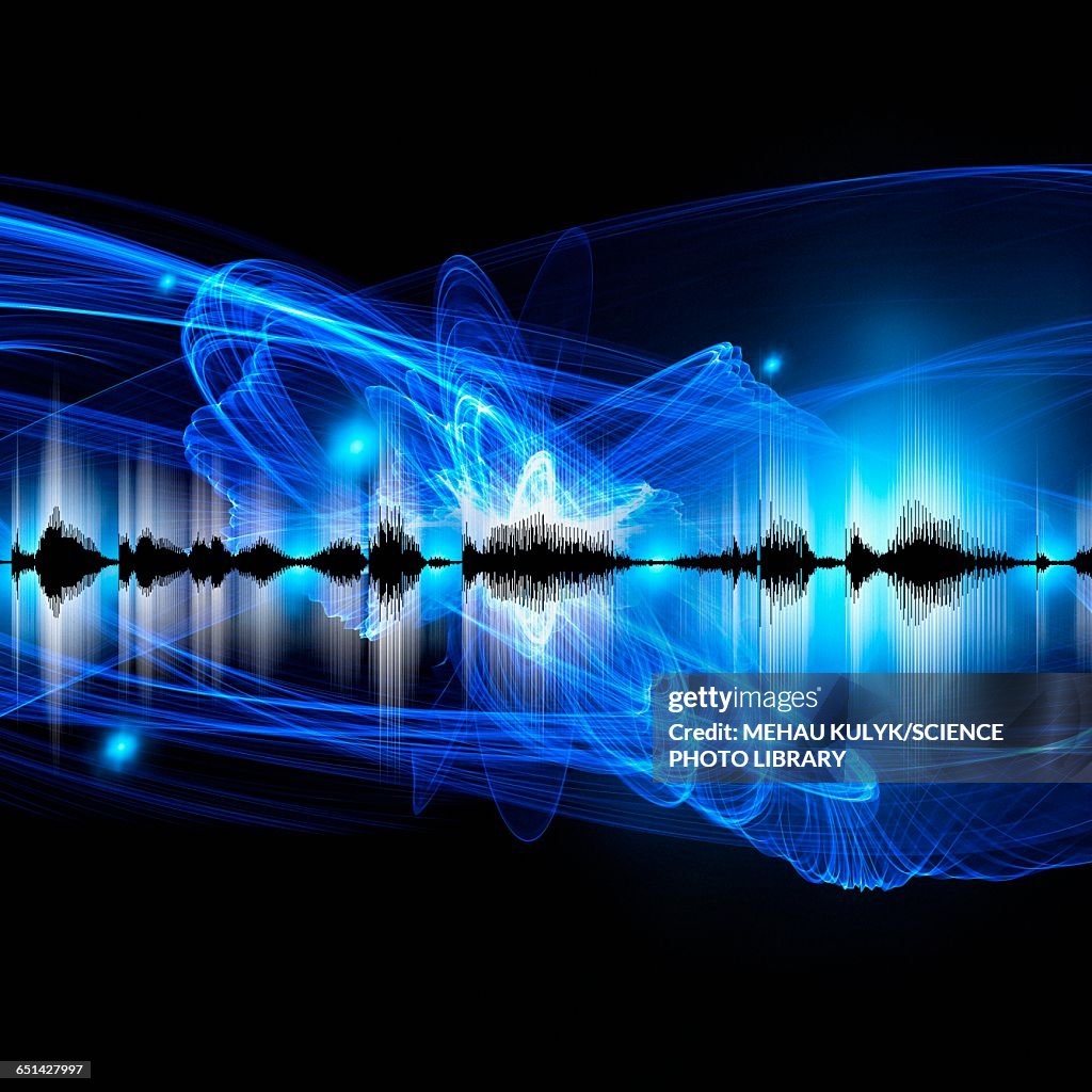 Audio Wave Abstract Abstract Sound Waves High-Res Vector Graphic - Getty Images