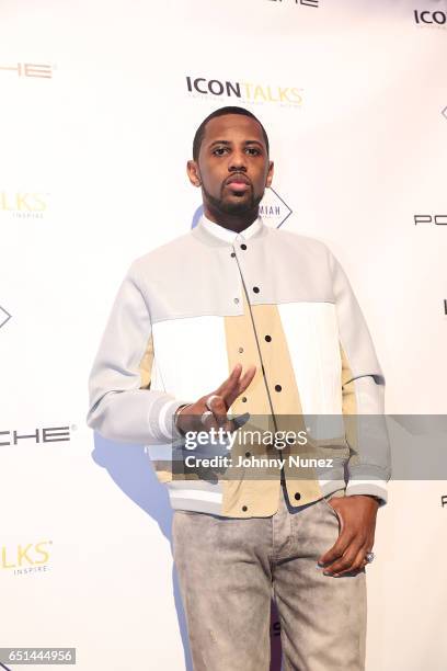 Fabolous attends Icon Talks Salutes Fabolous at Brooklyn Borough Hall on March 9, 2017 in New York City.