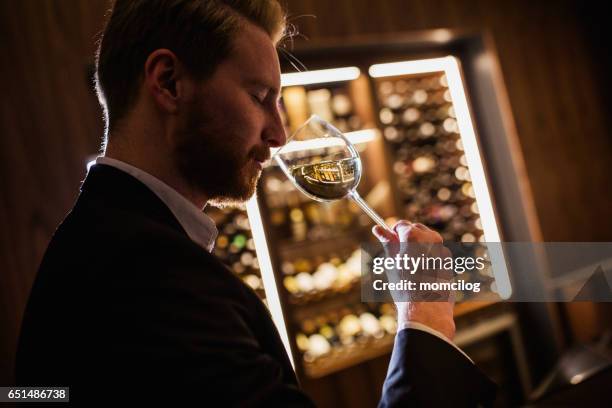 wine tasting - sommelier stock pictures, royalty-free photos & images