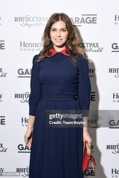 Dasha Zhukova attends the Preview of the Spring Exhibition Season at Garage Museum of Contemporary Art on March 9, 2017 in Moscow, Russia.