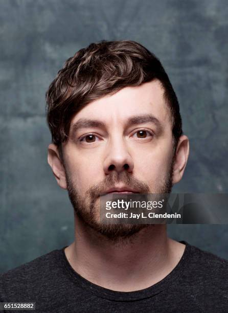 Actor Jorma Taccone, from the film, "L.A. Times," is photographed at the 2017 Sundance Film Festival for Los Angeles Times on January 20, 2017 in...