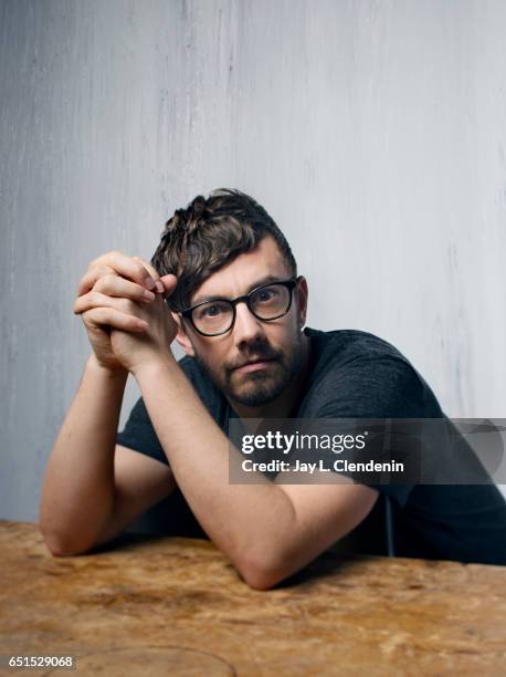 Actor Jorma Taccone, from the film, "L.A. Times," is photographed at the 2017 Sundance Film Festival for Los Angeles Times on January 20, 2017 in...