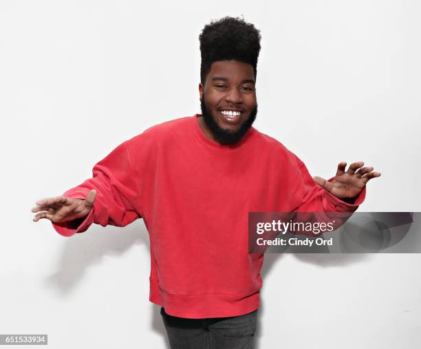 Singer Khalid visits the SiriusXM Studios on March 10, 2017 in New York City.