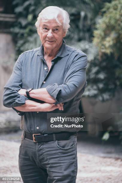 The director Paul Verhoeven attend the photocall of the movie 'Elle' in Rome, Italy, on March 10, 2017.