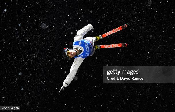 Laura Peel of Australia competes during the Women's Aerials Final on day three of the FIS Freestyle Ski and Snowboard World Championships 2017 on...