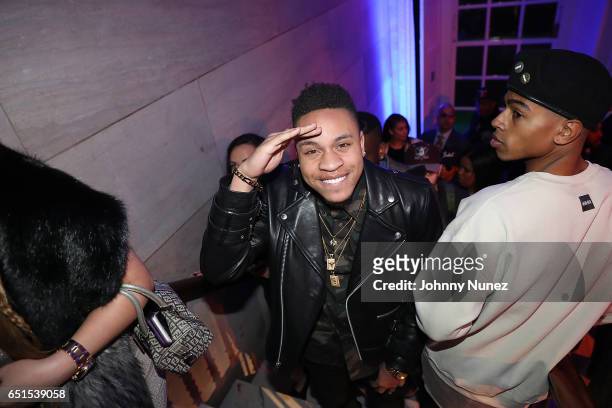 Rotimi attends Icon Talks Salutes Fabolous at Brooklyn Borough Hall on March 9, 2017 in New York City.