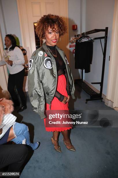 Johanne Wilson attends Icon Talks Salutes Fabolous at Brooklyn Borough Hall on March 9, 2017 in New York City.