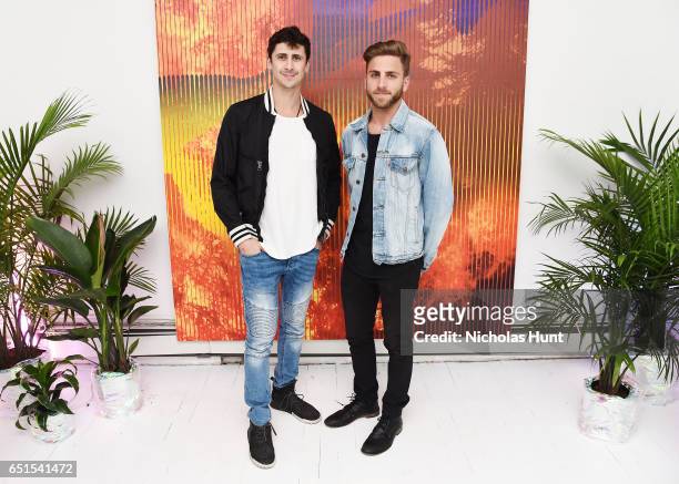 Artur Fruman and Harris Markowitz attends the MTV RE:DEFINE 2017 - Parivate Preview And Auction Launch at Great Jones Studio on March 9, 2017 in New...