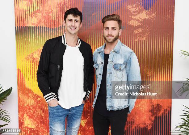 Artur Fruman and Harris Markowitz attends the MTV RE:DEFINE 2017 - Parivate Preview And Auction Launch at Great Jones Studio on March 9, 2017 in New...