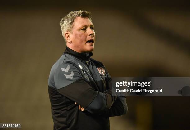 Dublin , Ireland - 10 March 2017; Bohemians manager Keith Long ahead of the SSE Airtricity League Premier Division match between Bohemians and Bray...