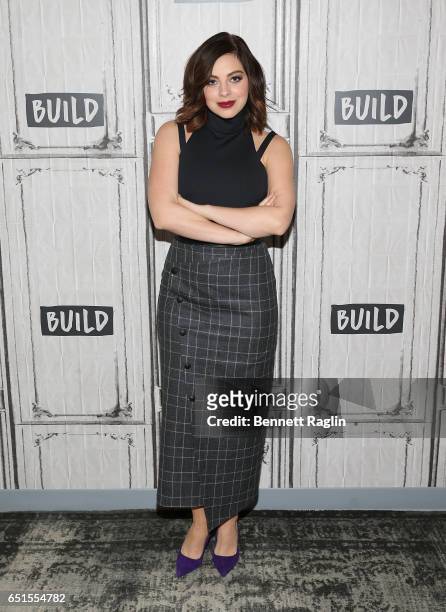 Actress Krysta Rodriguez attends the Build Series at Build Studio on March 10, 2017 in New York City.