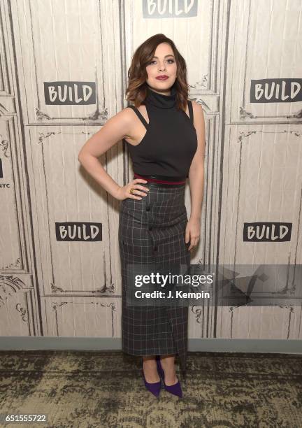 Actress Krysta Rodriguez visits Build Series at Build Studio on March 10, 2017 in New York City.
