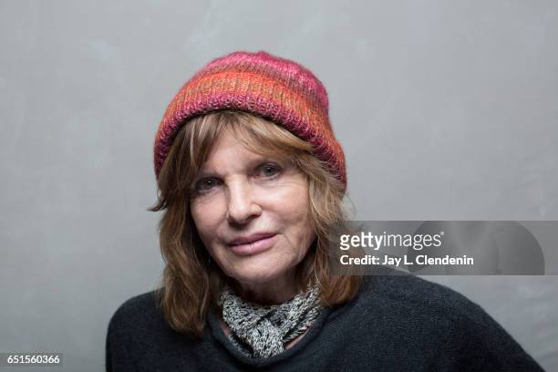 Actress Katharine Ross, from the film The Hero, is photographed at the 2017 Sundance Film Festival for Los Angeles Times on January 22, 2017 in Park...