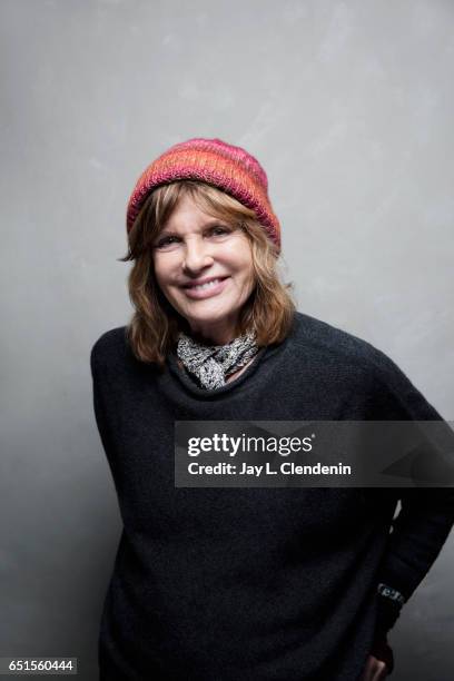 Actress Katharine Ross, from the film The Hero, is photographed at the 2017 Sundance Film Festival for Los Angeles Times on January 22, 2017 in Park...