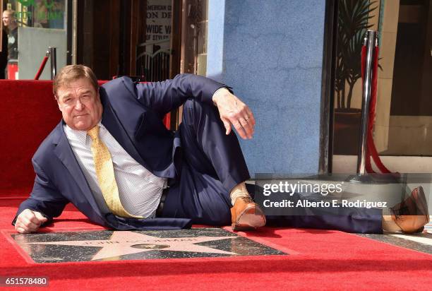 Actor John Goodman attends a ceremony honoring him with the 2,604th Star on The Hollywood Walk of Fame on March 10, 2017 in Hollywood, California.