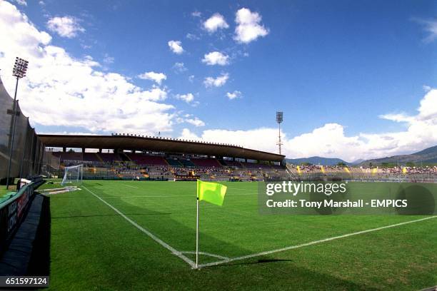 General view of the Rigamonti Stadium, home of Brescia