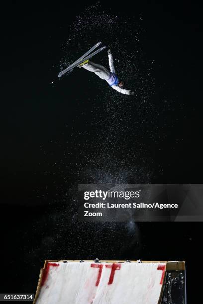 Danielle Scott of Australia wins the silver medal during the FIS Freestyle Ski & Snowboard World Championships Aerials on March 10, 2017 in Sierra...