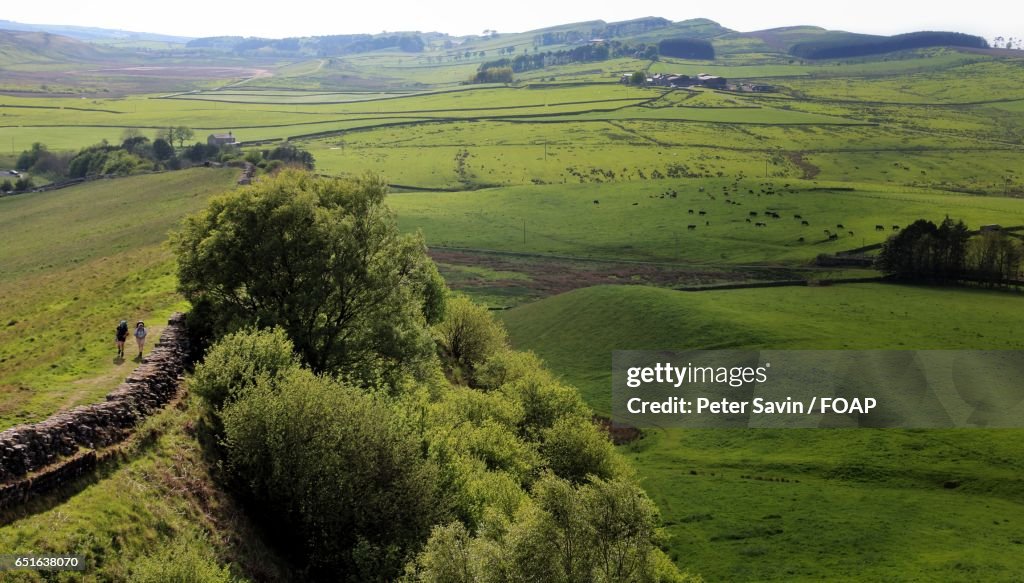 View of hadrian's wall