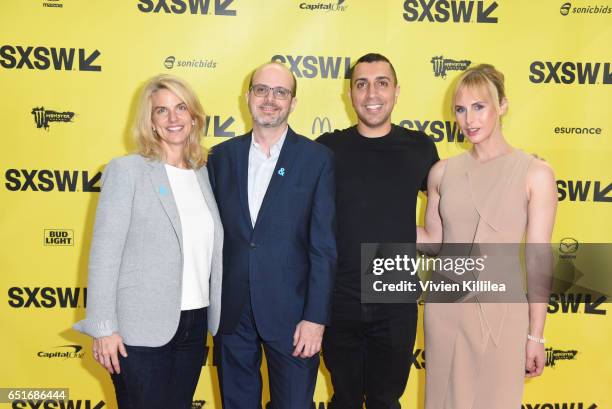 President and CEO Sarah Kate Ellis, Director of Programs, Transgender Media at GLAAD Nick Adams, Founder and CEO of Tinder Sean Rad and artist and...