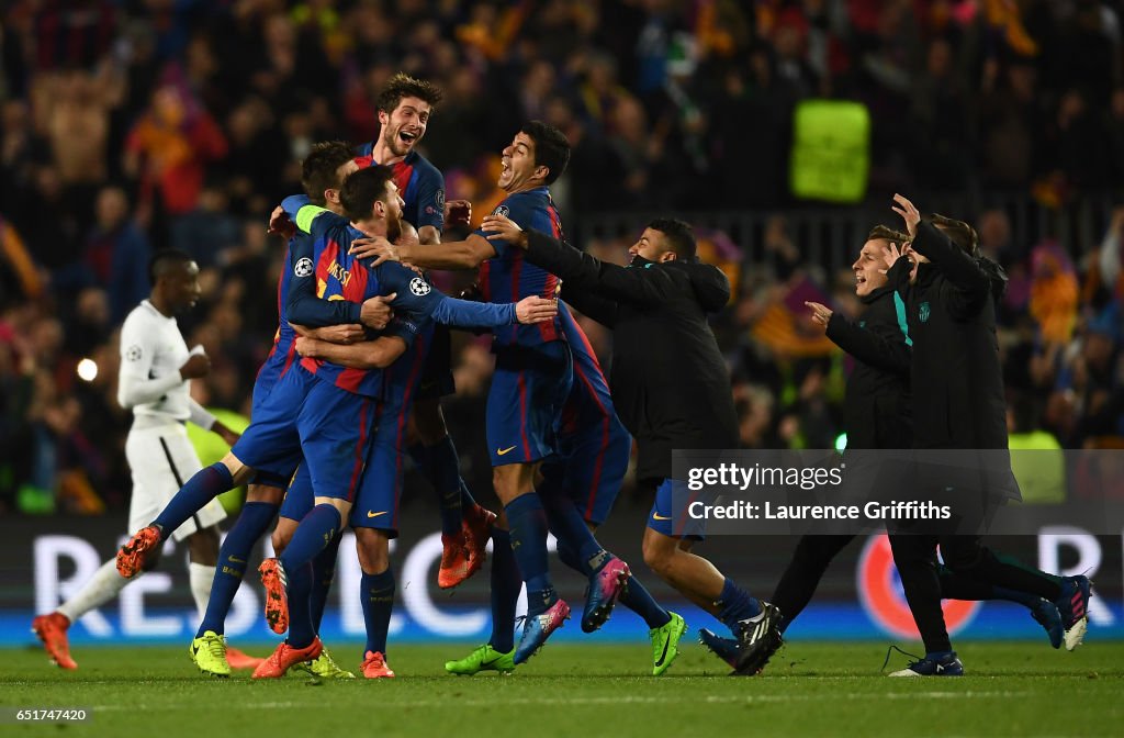 FC Barcelona v Paris Saint-Germain - UEFA Champions League Round of 16: Second Leg