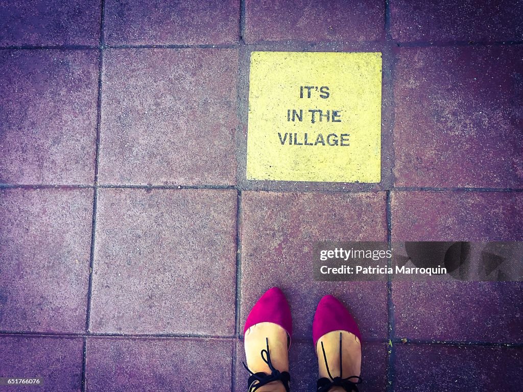 Westwood Village Sidewalk Sign
