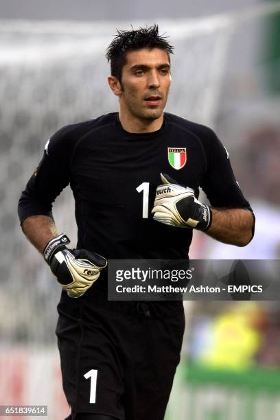 Italy's goalkeeper Gianluigi Buffon