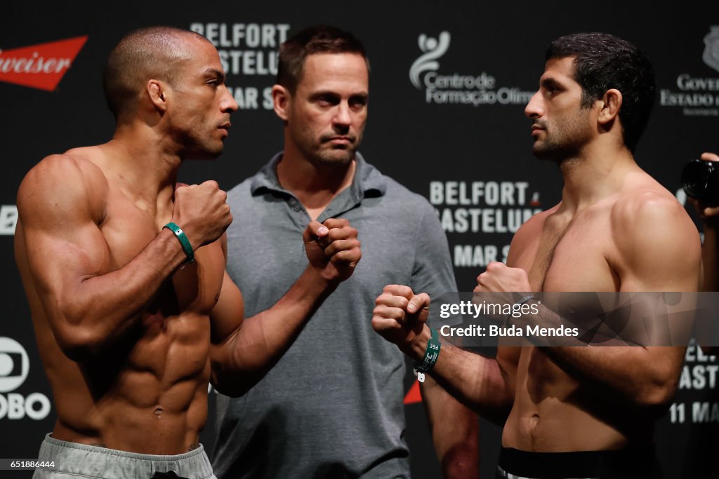UFC Fight Night: Belfort v Gastelum Weigh-ins