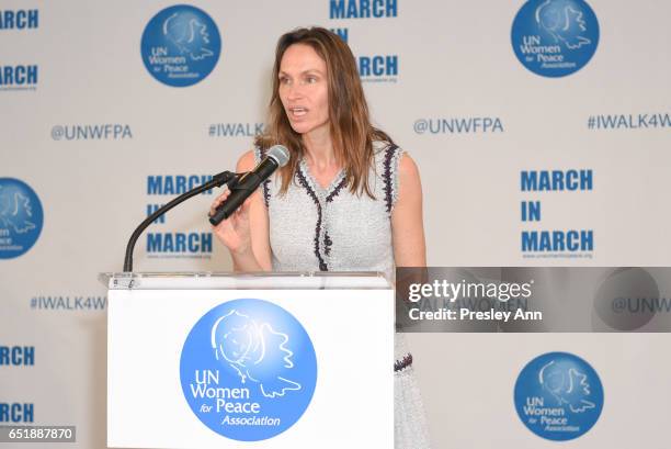 Anne De Carbuccia attends The United Nations Women for Peace Association's Annual Awards Luncheon on March 10, 2017 in New York City.