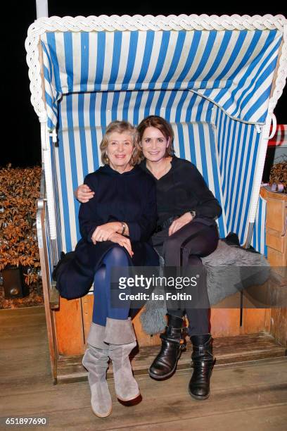 German actress Jutta Speidel and german actress Anja Kling attend the 'Baltic Lights' charity event on March 10, 2017 in Heringsdorf, Germany. Every...