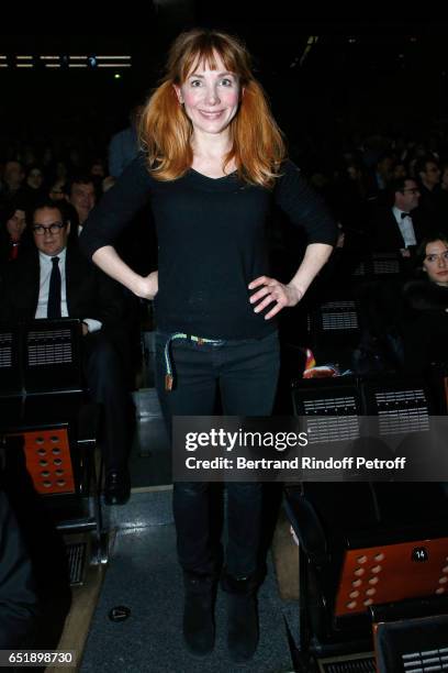 Julie Depardieu attends the AROP Charity Gala, with the epresentation of "Carmen", at Opera Bastille on March 10, 2017 in Paris, France.