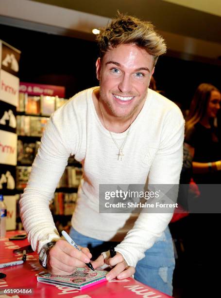 Tom Zanetti and K.O. Kane perform a live DJ set and sign copies of their new album 'Sleepin' Is Cheatin'' instore at HMV Leeds on March 10, 2017 in...