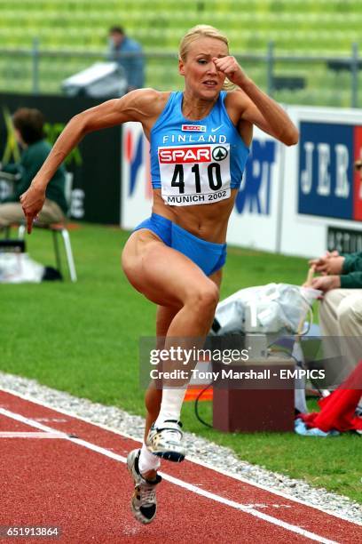 Finland's Heli Koivula in action during the Women's Triple Jump