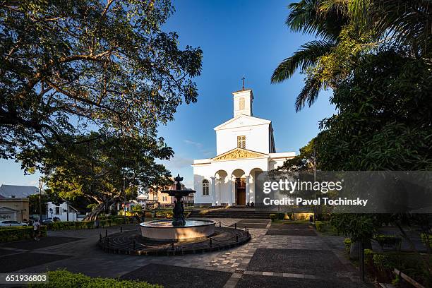 cathedrale de saint-denis de la reunion - saint denis de la reunion stock-fotos und bilder