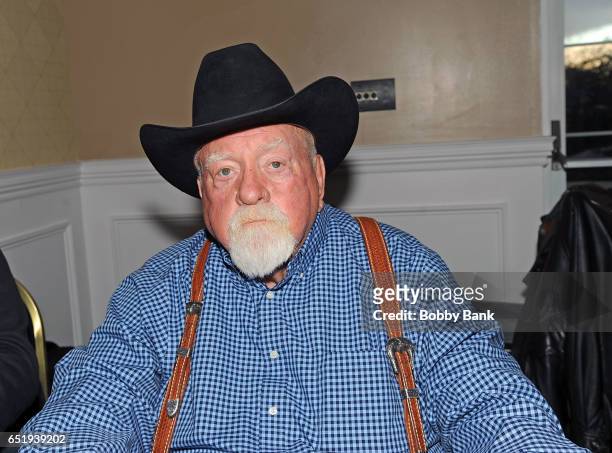 Wilford Brimley attends the 2017 Monster Mania Con at NJ Crowne Plaza Hotel on March 10, 2017 in Cherry Hill, New Jersey.