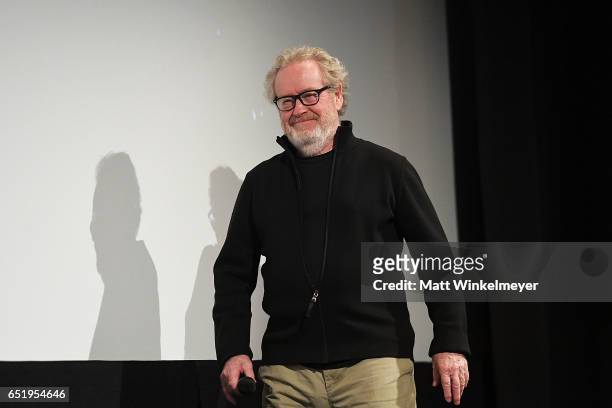 Director Sir Ridley Scott attends the "Alien" premiere 2017 SXSW Conference and Festivals on March 10, 2017 in Austin, Texas.