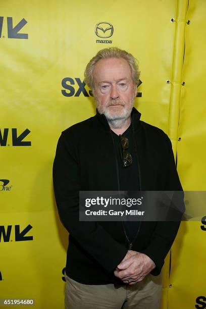 Ridley Scott attends a screening of the 1979 film Alien with previews of the new Alien Covenant at the Paramount Theater during the South By...