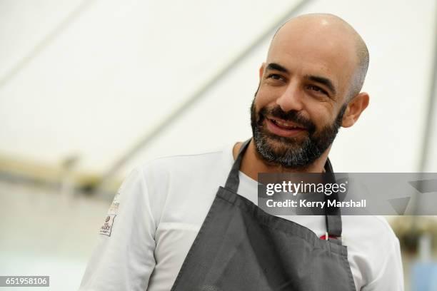 Australian pastry chef Adriano Zumbo hosts a VIP dessert degustation during 2017 Horse of the Year on March 11, 2017 in Hastings, New Zealand.