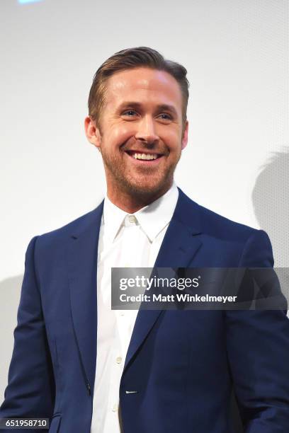 Actor Ryan Gosling attends the "Song To Song" premiere 2017 SXSW Conference and Festivals at Paramount Theatre on March 10, 2017 in Austin, Texas.