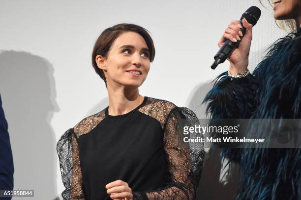 Actress Rooney Mara attends the "Song To Song" premiere 2017 SXSW Conference and Festivals at Paramount Theatre on March 10, 2017 in Austin, Texas.