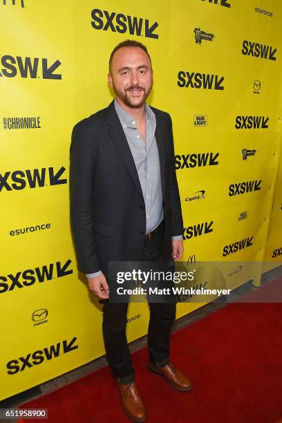 Producer Nicolas Gonda attends the "Song To Song" premiere 2017 SXSW Conference and Festivals at Paramount Theatre on March 10, 2017 in Austin, Texas.