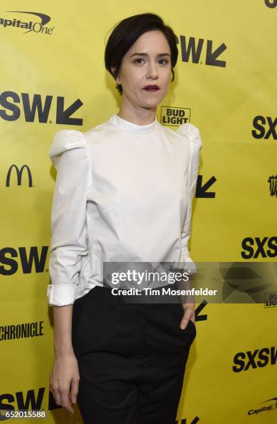 Katherine Waterston attends the Film Premiere of "Alien" at The Paramout Theater on March 10, 2017 in Austin, Texas.