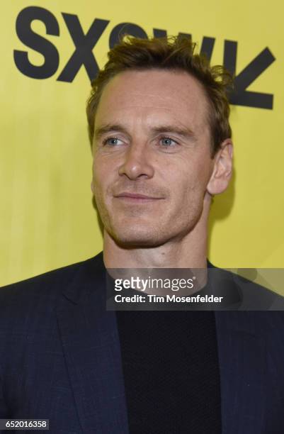 Michael Fassbender attends the Film Premiere of "Alien" at The Paramout Theater on March 10, 2017 in Austin, Texas.