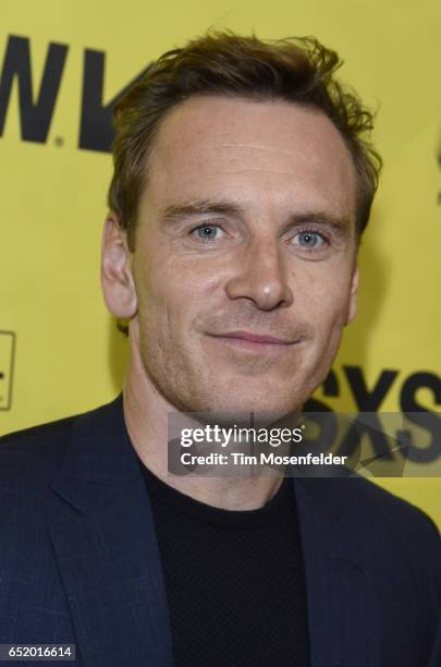 Michael Fassbender attends the Film Premiere of "Alien" at The Paramout Theater on March 10, 2017 in Austin, Texas.