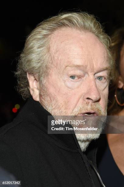 Director Ridley Scott attends the Film Premiere of "Alien" at The Paramout Theater on March 10, 2017 in Austin, Texas.