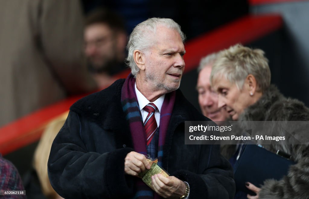 AFC Bournemouth v West Ham United - Premier League - Vitality Stadium