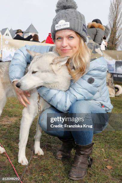 Miriam Lahnstein attends the 'Baltic Lights' charity event on March 11, 2017 in Heringsdorf, Germany. Every year German actor Till Demtroder hosts a...