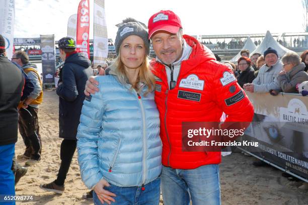 Miriam Lahnstein and Till Demtroeder during the 'Baltic Lights' charity event on March 11, 2017 in Heringsdorf, Germany. Every year German actor Till...