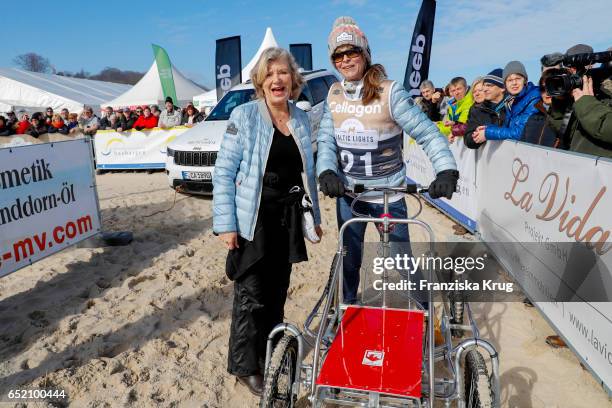 Jutta Speidel and Miriam Lahnstein during the 'Baltic Lights' charity event on March 11, 2017 in Heringsdorf, Germany. Every year German actor Till...