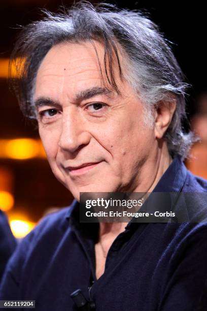 Actor Richard Berry poses during a portrait session in Paris, France on .